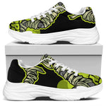 Halloween Mummy Print White Chunky Shoes