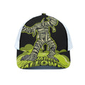 Halloween Mummy Print White Mesh Trucker Hat