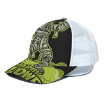 Halloween Mummy Print White Mesh Trucker Cap
