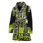 Halloween Mummy Print Women's Bathrobe
