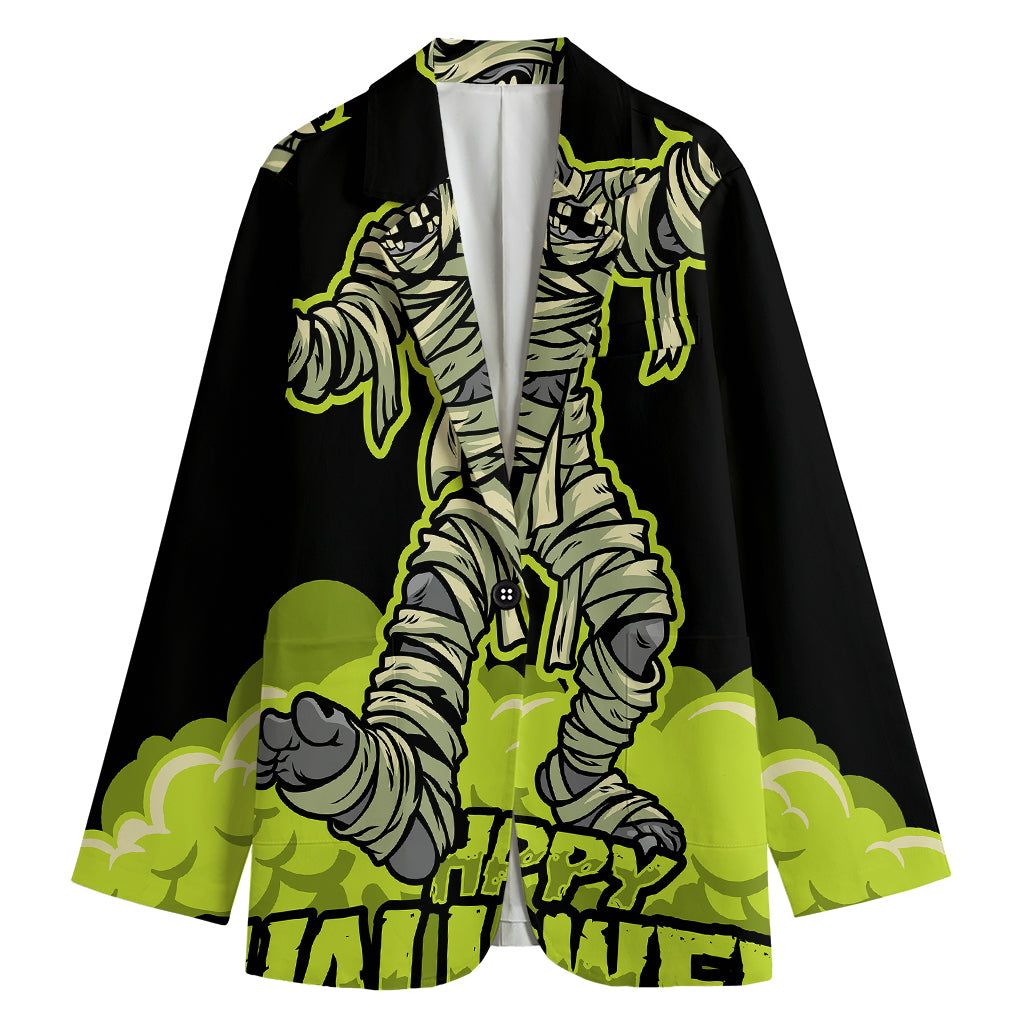 Halloween Mummy Print Women's Blazer