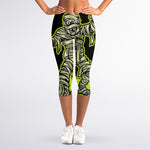 Halloween Mummy Print Women's Capri Leggings