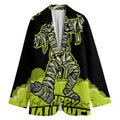 Halloween Mummy Print Women's Cotton Blazer