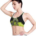 Halloween Mummy Print Women's Sports Bra