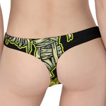 Halloween Mummy Print Women's Thong