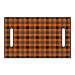 Halloween Orange Buffalo Check Print Golf Cart Seat Cover