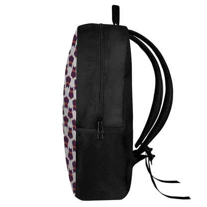 Halloween Owl Pattern Print 17 Inch Backpack