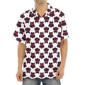 Halloween Owl Pattern Print Aloha Shirt