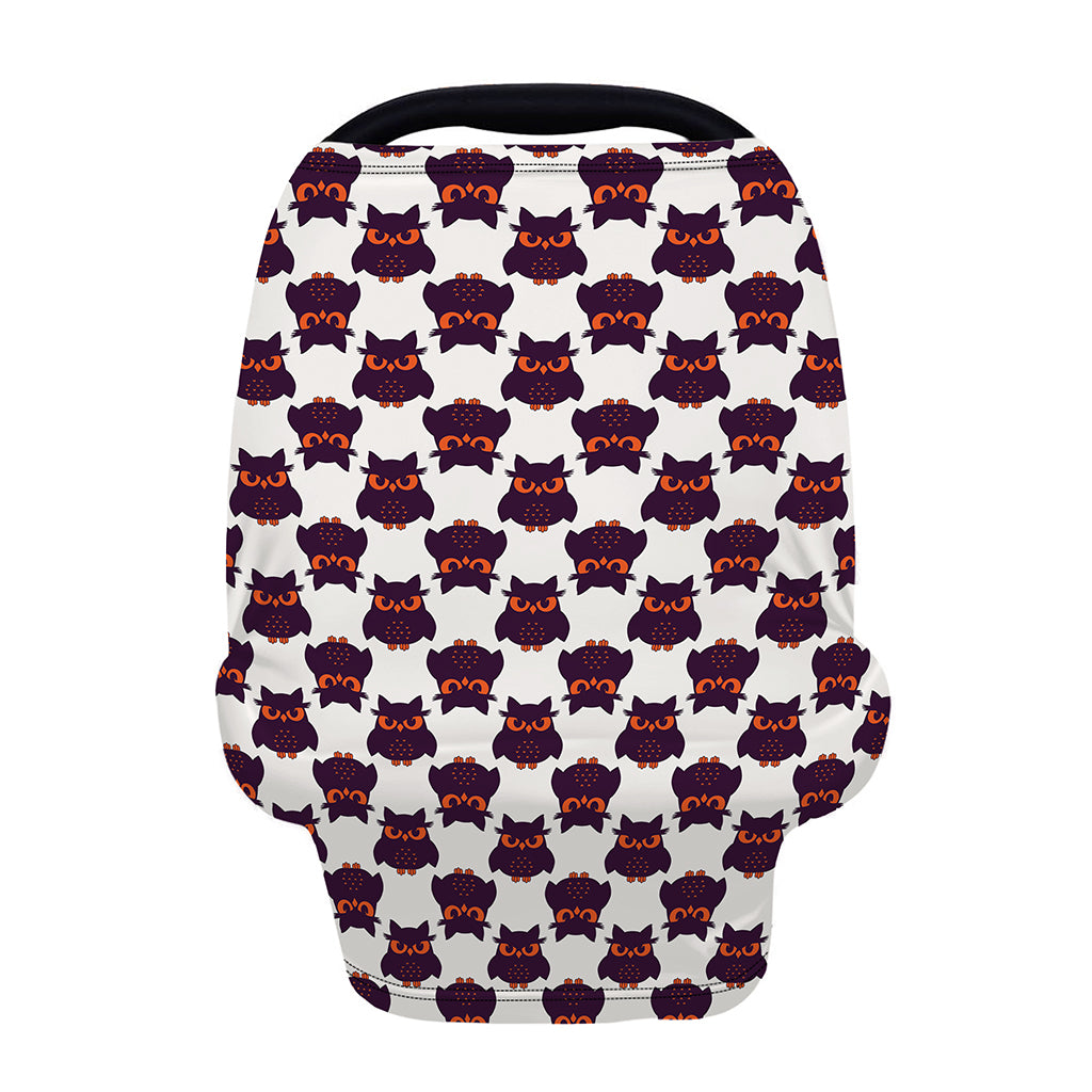 Halloween Owl Pattern Print Baby Seat Cover