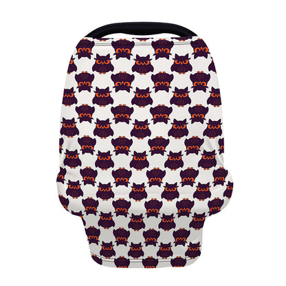 Halloween Owl Pattern Print Baby Seat Cover