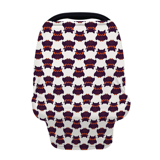 Halloween Owl Pattern Print Baby Seat Cover