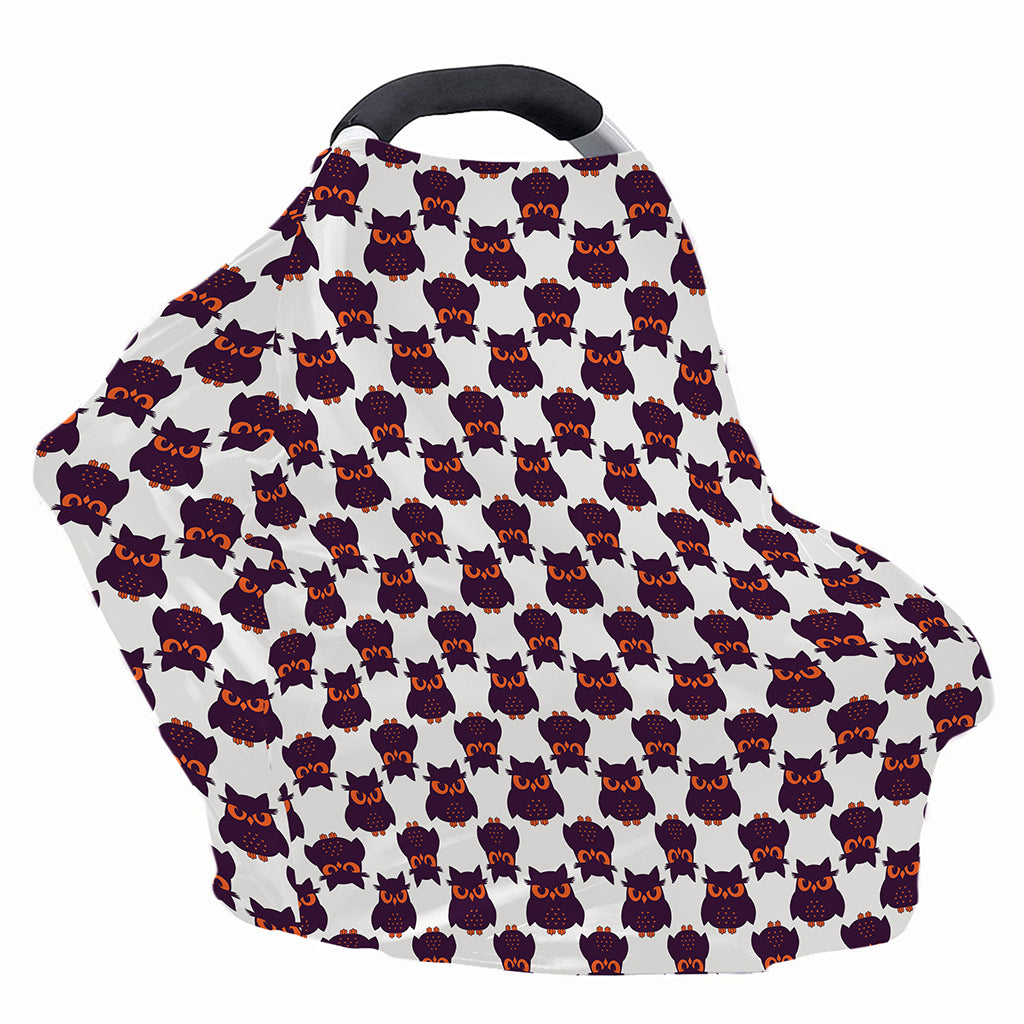 Halloween Owl Pattern Print Baby Seat Cover