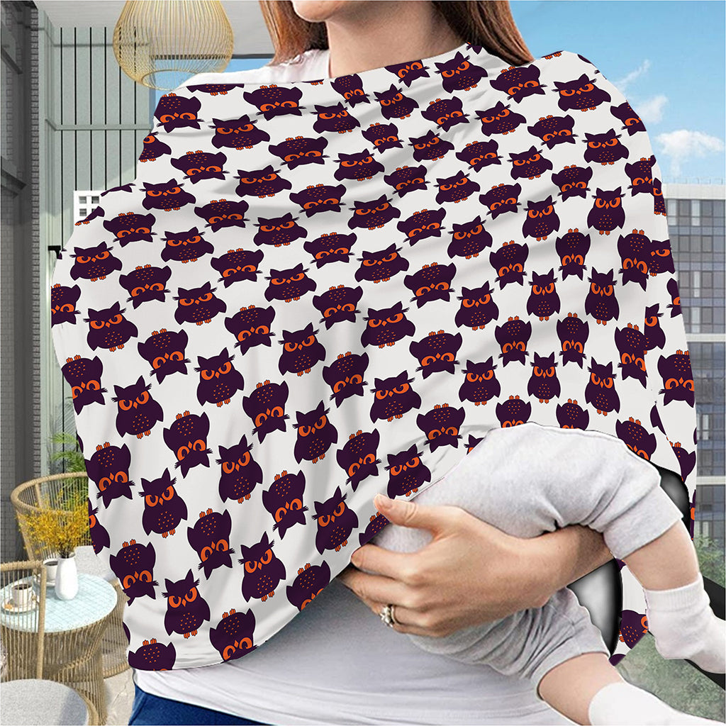 Halloween Owl Pattern Print Baby Seat Cover