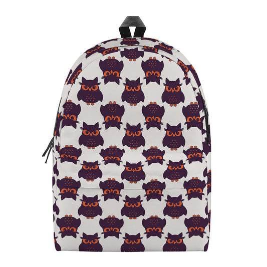 Halloween Owl Pattern Print Backpack
