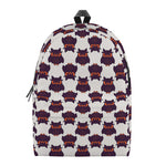 Halloween Owl Pattern Print Backpack
