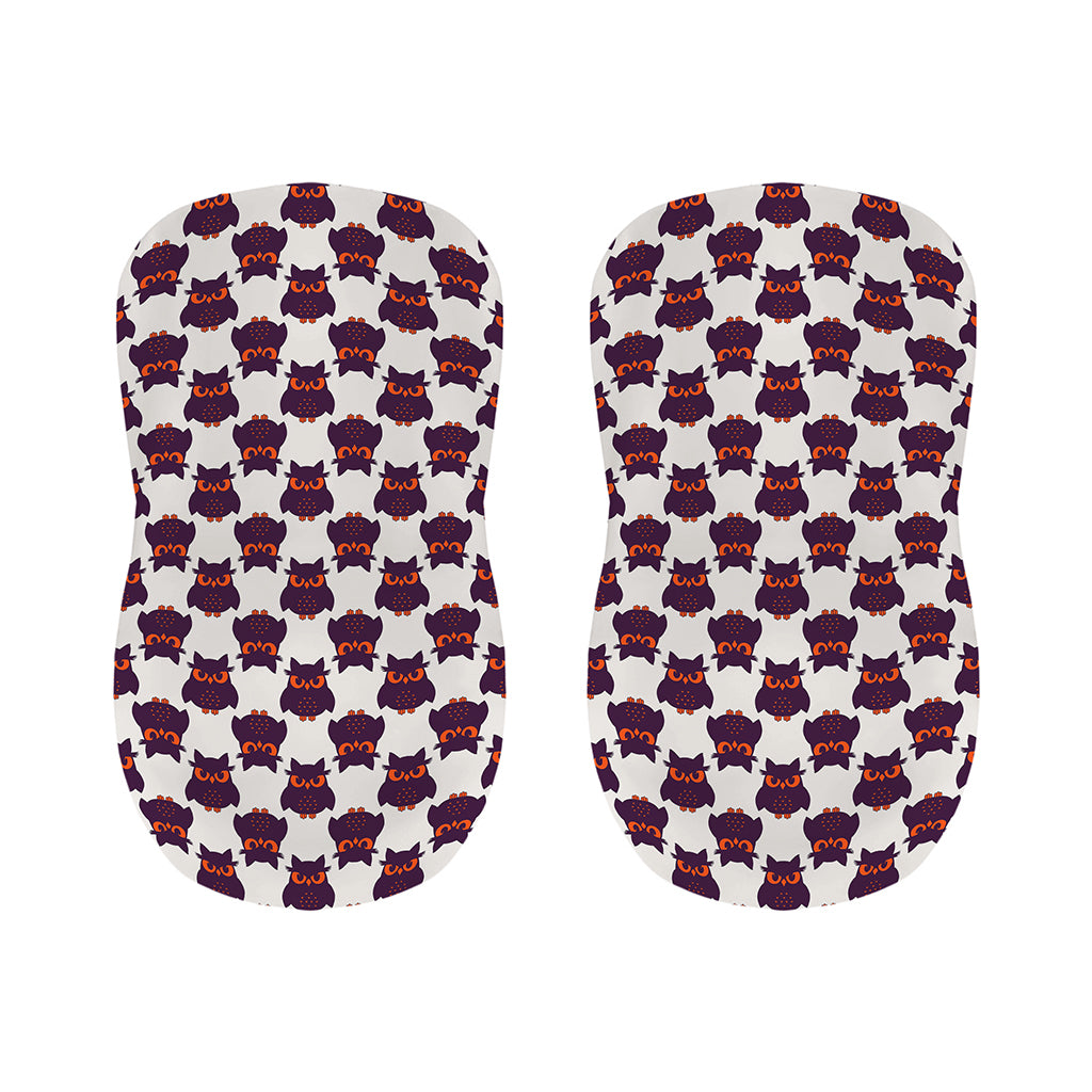 Halloween Owl Pattern Print Bar Stool Covers