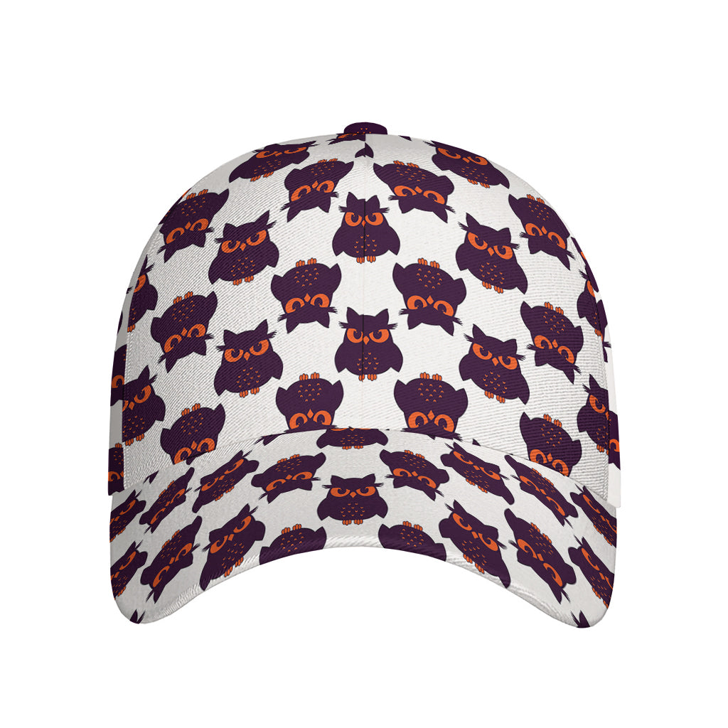 Halloween Owl Pattern Print Baseball Cap