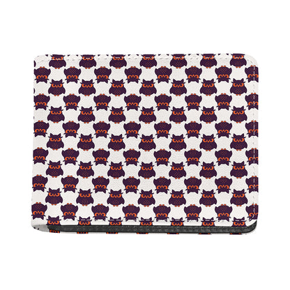 Halloween Owl Pattern Print Bifold Wallet