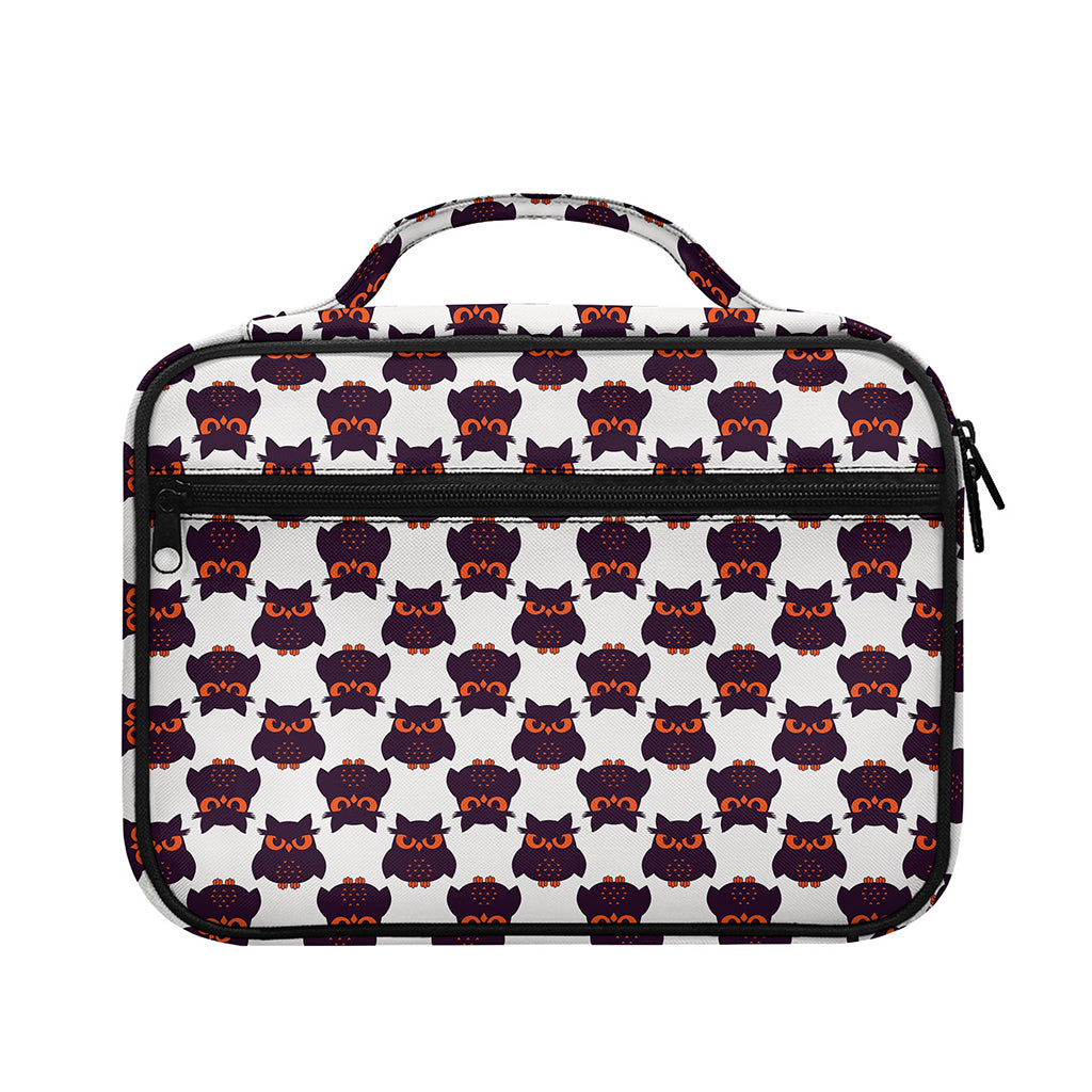 Halloween Owl Pattern Print Briefcase Bible Bag