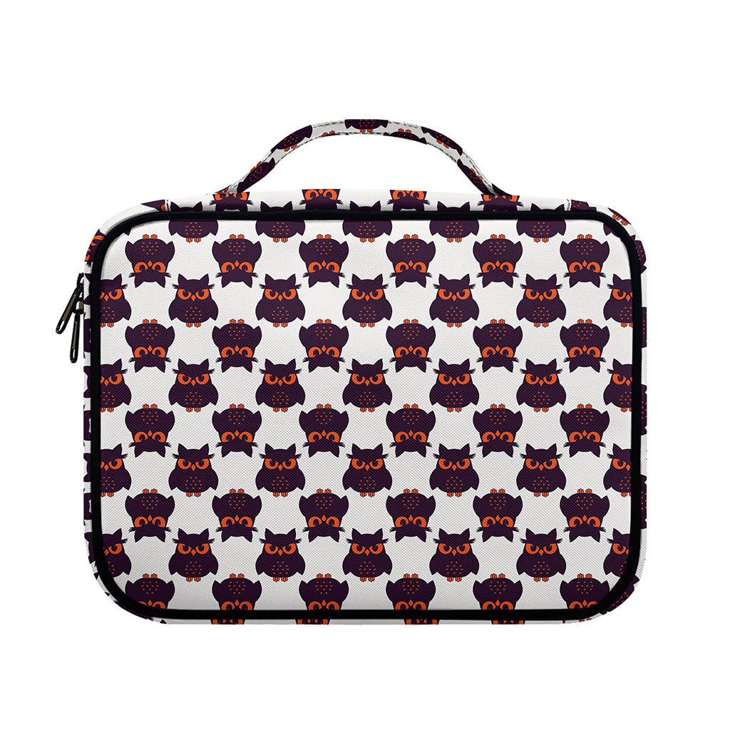 Halloween Owl Pattern Print Briefcase Bible Bag