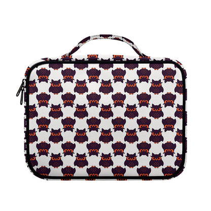 Halloween Owl Pattern Print Briefcase Bible Bag