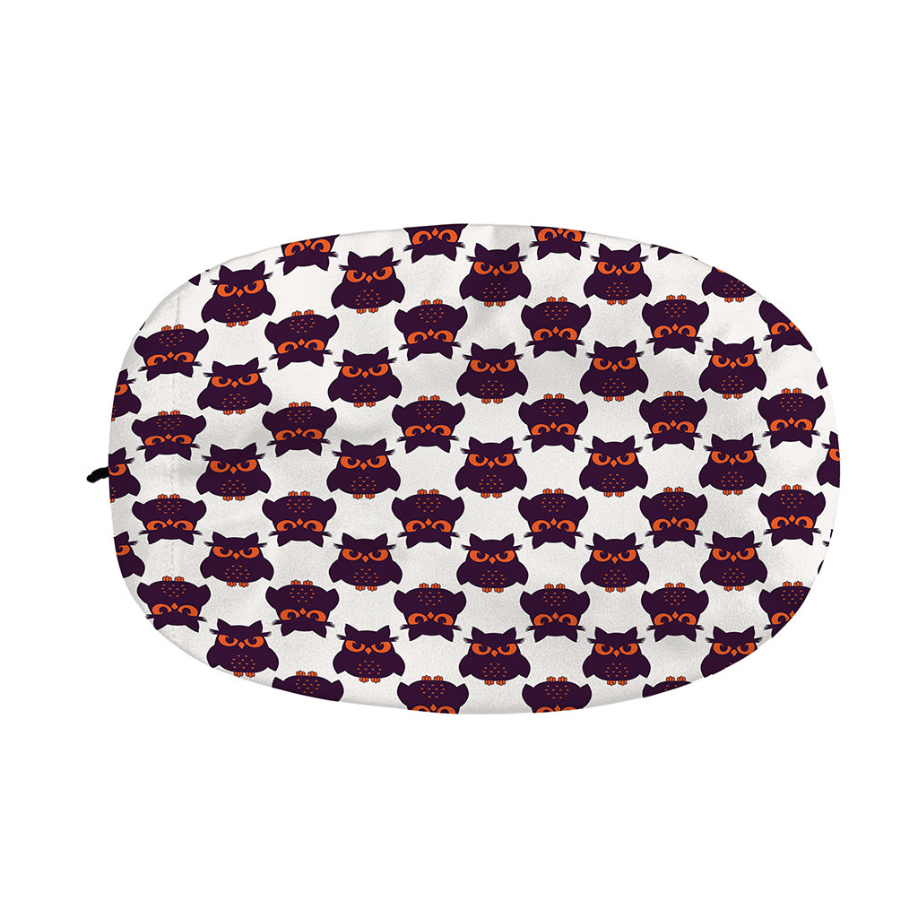 Halloween Owl Pattern Print Car Side Mirror Covers
