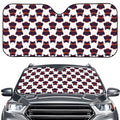 Halloween Owl Pattern Print Car Windshield Sun Shade