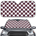 Halloween Owl Pattern Print Car Windshield Sun Shade