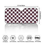 Halloween Owl Pattern Print Car Windshield Sun Shade