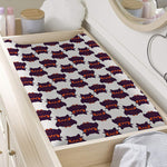Halloween Owl Pattern Print Changing Pad Cover