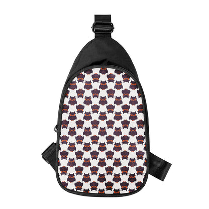 Halloween Owl Pattern Print Chest Bag