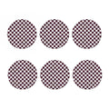 Halloween Owl Pattern Print Coaster Set