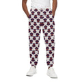 Halloween Owl Pattern Print Cotton Sweatpants