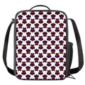 Halloween Owl Pattern Print Crossbody Lunch Bag