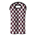 Halloween Owl Pattern Print Double Neoprene Wine Tote