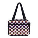 Halloween Owl Pattern Print Double Strap Bible Bag