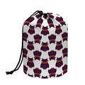 Halloween Owl Pattern Print Drawstring Makeup Bag