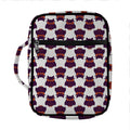 Halloween Owl Pattern Print Front Pocket Bible Bag