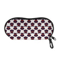 Halloween Owl Pattern Print Glasses Case