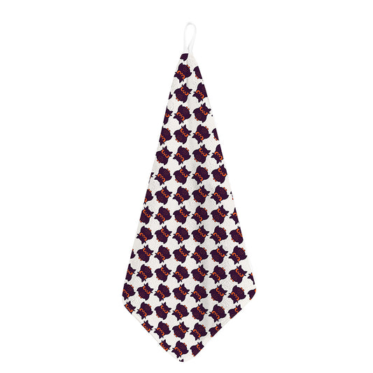 Halloween Owl Pattern Print Hand Towel