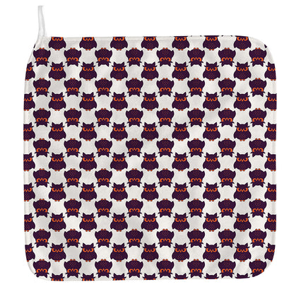 Halloween Owl Pattern Print Hand Towel