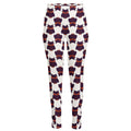 Halloween Owl Pattern Print High-Waisted Pocket Leggings