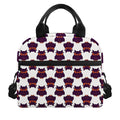 Halloween Owl Pattern Print Insulated Lunch Bag