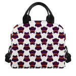 Halloween Owl Pattern Print Insulated Lunch Bag