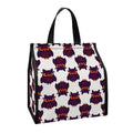 Halloween Owl Pattern Print Insulated Lunch Tote