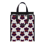Halloween Owl Pattern Print Insulated Lunch Tote