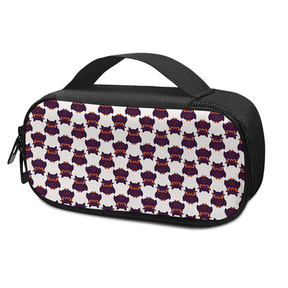 Halloween Owl Pattern Print Insulin Cooler Travel Case