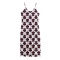 Halloween Owl Pattern Print Jersey Midi Cami Dress