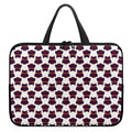 Halloween Owl Pattern Print Laptop Sleeve With Handle