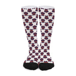 Halloween Owl Pattern Print Long Socks